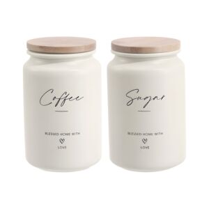 ΣΕΤ 2 ΜΕΤΑΛΛΙΚΑ ΒΑΖΑ ΜΠΕΖ ΜΕ ΜΠΑΜΠΟΥ ΚΑΠΑΚΙ Coffee Sugar 9,5x15,2εκ. ANKOR 1