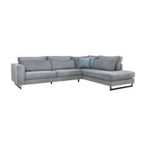 ΚΑΝΑΠΕΣ ΔΕΞΙΑ ΓΩΝΙΑ New Anvers ΓΚΡΙ ΧΡΩΜΑ 303x228x86εκ 1