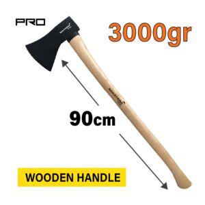 NAKAYAMA PRO SSF558 Τσεκουροβαριά Με Ξύλινη Λαβή 3Kg 90 cm 1