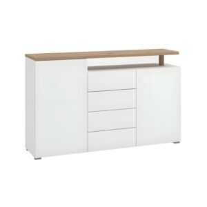 ΚΟΜΟΤΑ-ΜΠΟΥΦΕΣ ATERNO 154 3K4F2V ΛΕΥΚΟ/ARTISAN ΧΡΩΜΑ 154x40x94εκ 1