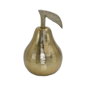 ΜΕΤΑΛΛΙΚΟ ΔΙΑΚΟΣΜΗΤΙΚΟ Pear ΧΡΥΣΟ ΧΡΩΜΑ 11x16εκ 1