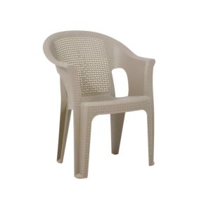 ΚΑΡΕΚΛΑ ΚΗΠΟΥ Melina ΜΠΕΖ ΧΡΩΜΑ 62x43x86εκ 1