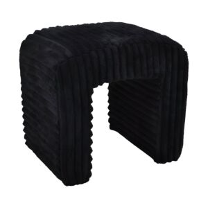 ΣΚΑΜΠΟ ΒΕΛΟΥΔΙΝΟ ΣΕ ΜΑΥΡΟ ΧΡΩΜΑ 43x35x41εκ. ANKOR 1