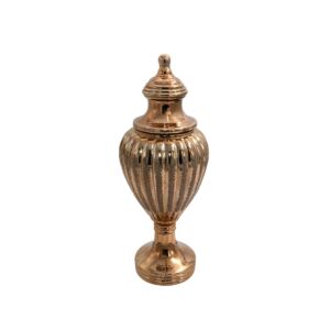 ΓΥΑΛΙΝΟ ΒΑΖΟ FL7543 COPPER ΧΡΩΜΑ 16x40εκ 1