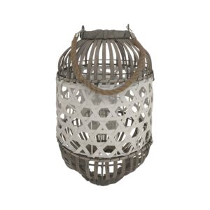 ΦΑΝΑΡΙ BAMBOO Land ΜΕ ΓΥΑΛΙ ΚΑΦΕ-ΛΕΥΚΟ ΧΡΩΜΑ 22x35 sls 1