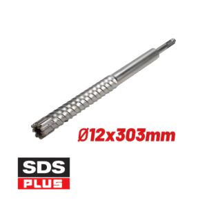 BORMANN Pro BHT4350 Rebar Cutter Τρυπάνι με SDS-PLUS Στέλεχος για Δομικά Υλικά Φ12x303 1