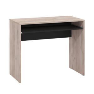 ΓΡΑΦΕΙΟ PARIS GREY OAK-ΜΑΥΡΟ 90x45x74εκ prs 1