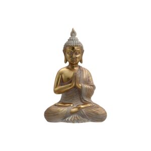 ΕΠΙΤΡΑΠΕΖΙΟ ΔΙΑΚΟΣΜΗΤΙΚΟ POLYRESIN "Buddha" ΧΡΥΣΟ ΧΡΩΜΑ 17x13x27εκ 1
