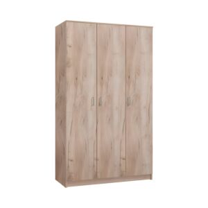 ΝΤΟΥΛΑΠΑ HANA 3K GREY OAK 120x52x205εκ 1