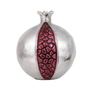 ΜΕΤΑΛΛΙΚΟ ΔΙΑΚΟΣΜΗΤΙΚΟ ΡΟΔΙ Pomegranate ΝΙΚΕΛ-ΚΟΚΚΙΝΟ ΧΡΩΜΑ 13x16εκ 1