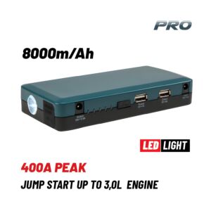 BORMANN Pro BBC8010 Εκκινητής & PowerBank 8000Mah/400Α 1