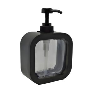 DISPENSER ΠΛΑΣΤΙΚΟ ΜΑΥΡΟ ΜΕ ΔΙΑΦΑΝΕΣ ΤΜΗΜΑ 12,8x5,8x17,1εκ.ANKOR 1