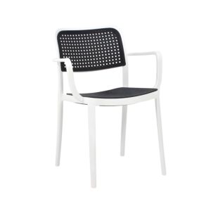 ΚΑΡΕΚΛΑ ΚΗΠΟΥ Olesia ΛΕΥΚΟ ΜΕ ΑΝΘΡΑΚΙ ΧΡΩΜΑ 56x43x81εκ 1