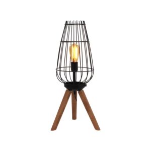 ΕΠΙΤΡΑΠΕΖΙΑ ΛΑΜΠΑ Cresset ΜΑΥΡΟ ΧΡΩΜΑ 30x30x65εκ E27 1