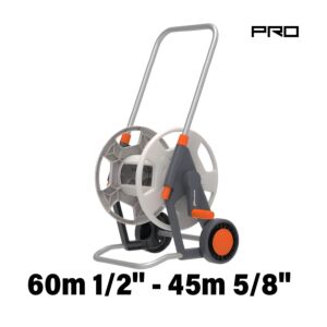 NAKAYAMA Pro GH9165 Ανέμη Λάστιχου Ποτίσματος Τροχήλατη, Με Τηλεσκοπική Λαβή, Max. 60m 1/2'' 1