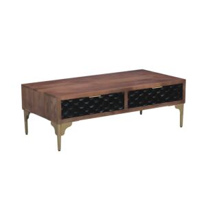 ΤΡΑΠΕΖΑΚΙ ΣΑΛΟΝΙΟΥ Amrita ΚΑΦΕ ΧΡΩΜΑ 120x60x40εκ 1