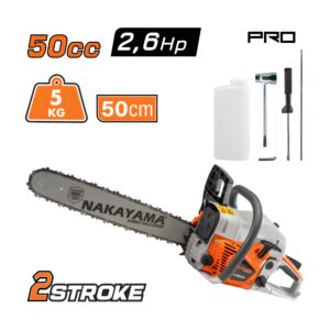 NAKAYAMA PC5600 Αλυσοπριονο Βενζινης 2.6Hp, 50Cc, 50Cm, 0,325'' 1,5Mm, 76Links 1