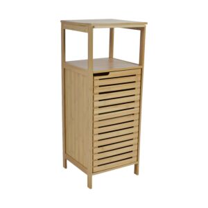 ΝΤΟΥΛΑΠΙ ΜΕ ΡΑΦΙΑ ΑΠΟ ΞΥΛΟ ΜΠΑΜΠOΥ 30x30x79εκ. ANKOR 1