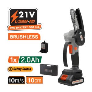 NAKAYAMA EC1040 Κλαδ Αλυσοπρίονο Μπαταρίας 20V,Brushless, Λάμα 10cm, 815gr,1/4"1.1mm 28οδ.11m,1x2ah 1