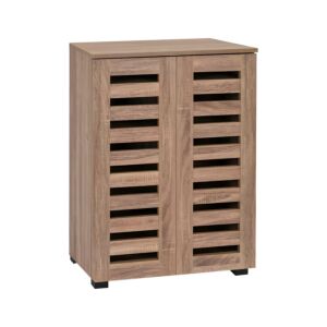 ΠΑΠΟΥΤΣΟΘΗΚΗ "Vento" ΜΕ 4 ΡΑΦΙΑ ΧΡΩΜΑ GREY OAK 60x33x87εκ 1