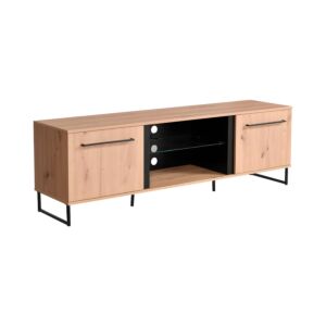 ΕΠΙΠΛΟ ΤΗΛΕΟΡΑΣΗΣ SARDINIA TV 170 ARTISAN OAK / ΜΑΥΡΟ 170,5x42x54εκ 1