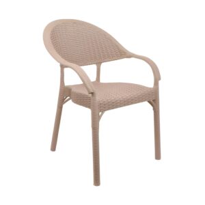 ΚΑΡΕΚΛΑ ΕΞΟΧΗΣ "Hilda" ΜΠΕΖ 60x62x85εκ 1