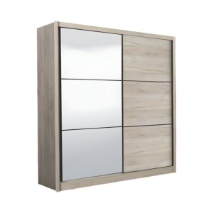 ΝΤΟΥΛΑΠΑ NAVARA ΜΕ ΚΑΘΡΕΦΤΗ 215 OG GREY OAK 213x60x215,5 1