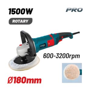 BORMANN Pro BCP3500 Αλοιφαδόρος 1500W, Φ180mm, 600-3200rpm 1