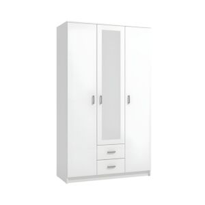 ΝΤΟΥΛΑΠΑ HANA 3K2FO ΛΕΥΚΗ 120x52x205εκ 1