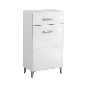 ΕΠΙΠΛΟ ΧΩΛ COMO 1K1F ΛΕΥΚΟ-ΛΕΥΚΗ ΛΑΚΑ 58x35x104,5εκ fxtr 1