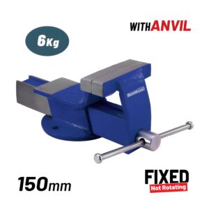 BORMANN BBV2300 Μέγγενη, Σταθερή Βάση με Αμόνι, 150mm,6Kg 1