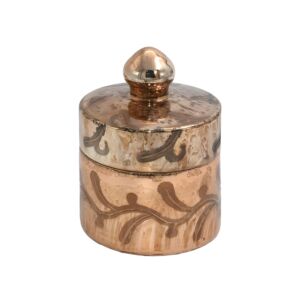 ΓΥΑΛΙΝΗ ΔΙΑΚΟΣΜΗΤΙΚΗ ΦΟΝΤΑΝΙΕΡΑ FL15512 COPPER ΧΡΩΜΑ 9x14εκ 1