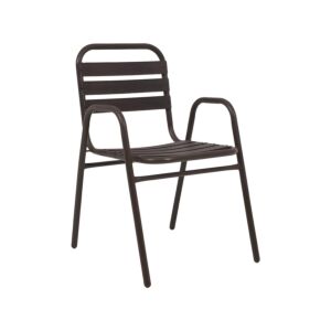 ΜΕΤΑΛΛΙΚΗ ΠΟΛΥΘΡΟΝΑ ΚΗΠΟΥ 004 ΚΑΦΕ 53x58x78εκ 1