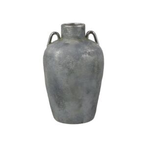ΚΕΡΑΜΙΚΟ ΒΑΖΟ FL134036 ΑΣΗΜΙ-ΓΚΡΙ 18x29εκ 1