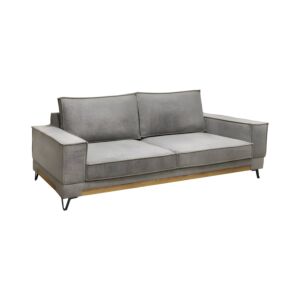 ΤΡΙΘΕΣΙΟΣ ΚΑΝΑΠΕΣ Loftio ΚΑΦΕ ΧΡΩΜΑ 220x95x89εκ 1