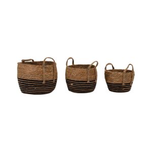 ΣΕΤ 3 ΨΑΘΙΝΑ ΚΑΛΑΘΙΑ ΦΥΣΙΚΟ ΧΡΩΜΑ 31x25εκ,27x22εκ,24x18εκ 1
