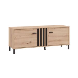 ΕΠΙΠΛΟ ΤΗΛΕΟΡΑΣΗΣ LAVAL 131 2K2V ARTISAN ΟΑΚ/ΜΑΥΡΟ 132x40x52εκ 1