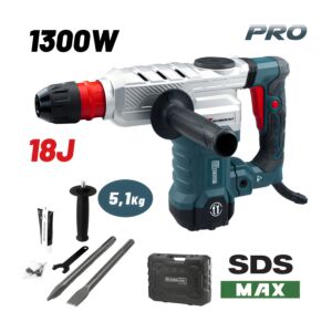 BORMANN Pro BPH6500 Κατεδαφιστικό Πιστολέτο SDS-Max 1300W,18J 1