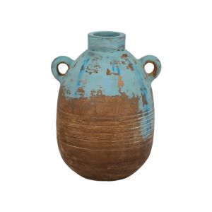 ΚΕΡΑΜΙΚΟ ΒΑΖΟ FL3023 ΧΡΩΜΑ ΒΕΡΑΜΑΝ - ΚΑΦΕ 29x40εκ 1