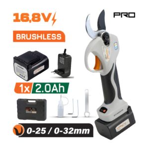 NAKAYAMA Pro EC1350 Ψαλίδι Κλάδου Μπαταρίας 16.8V, Brushless,Προοδευτική Κοπή 0-25/0-32mm, 740gr 1