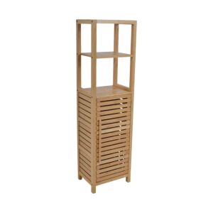 ΝΤΟΥΛΑΠΙ ΜΕ ΡΑΦΙΑ ΑΠΟ ΞΥΛΟ ΜΠΑΜΠOΥ 33x25x120εκ. ANKOR 1