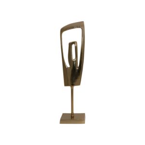 ΕΠΙΤΡΑΠΕΖΙΟ ΔΙΑΚΟΣΜΗΤΙΚΟ "Sculpture" ΧΡΥΣΟ 16x11x65εκ 1