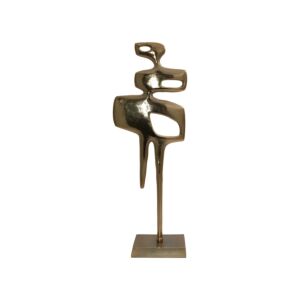 ΕΠΙΤΡΑΠΕΖΙΟ ΔΙΑΚΟΣΜΗΤΙΚΟ "Sculpture" ΧΡΥΣΟ 20x11x60εκ 1