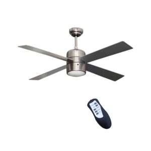 BORMANN Elite BFN6110 Ανεμιστήρας Οροφής 120CM, 70W, Με Τηλχειριστήριο & Φως, Ασημί 1