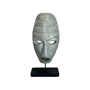ΕΠΙΤΡΑΠΕΖΙΟ ΔΙΑΚΟΣΜΗΤΙΚΟ "Face" 2045 ΠΡΑΣΙΝΟ ΧΡΩΜΑ 22x11,5x50εκ 1