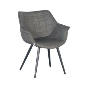 ΠΟΛΥΘΡΟΝΑ C-910Β ΓΚΡΙ ΥΦΑΣΜΑ 62x65x82 1