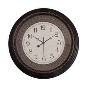 ΡΟΛΟΙ ΤΟΙΧΟΥ ΠΛΑΣΤΙΚΟ ΣΕ ΜΑΥΡΟ VINTAGE ΧΡΩΜΑ 55,8x55,8x5,2εκ.ANKOR 1