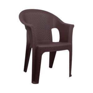 ΚΑΡΕΚΛΑ ΚΗΠΟΥ Melina ΚΑΦΕ ΧΡΩΜΑ 62x43x86εκ 1