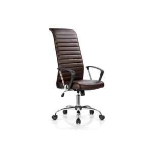 ΚΑΡΕΚΛΑ ΓΡΑΦΕΙΟΥ ΚΑΦΕ ΔΕΡΜΑΤΙΝΗ SP-6351-6 57x60x117-127εκ 1
