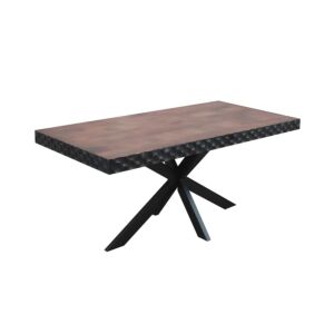 ΤΡΑΠΕΖΙ ΤΡΑΠΕΖΑΡΙΑΣ Amrita ΚΑΦΕ ΧΡΩΜΑ 160x90x75εκ 1
